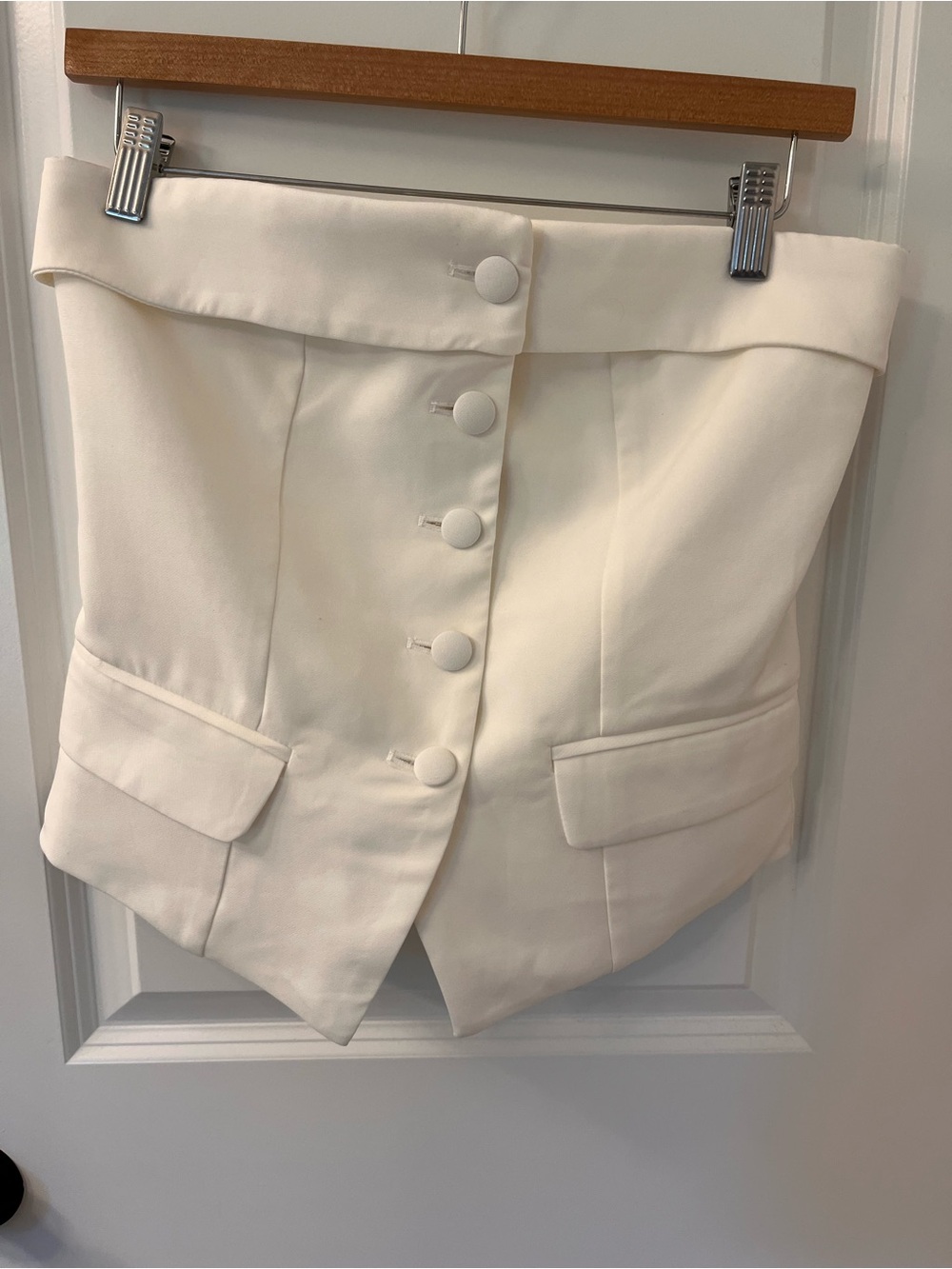 Princess Polly white strapless top